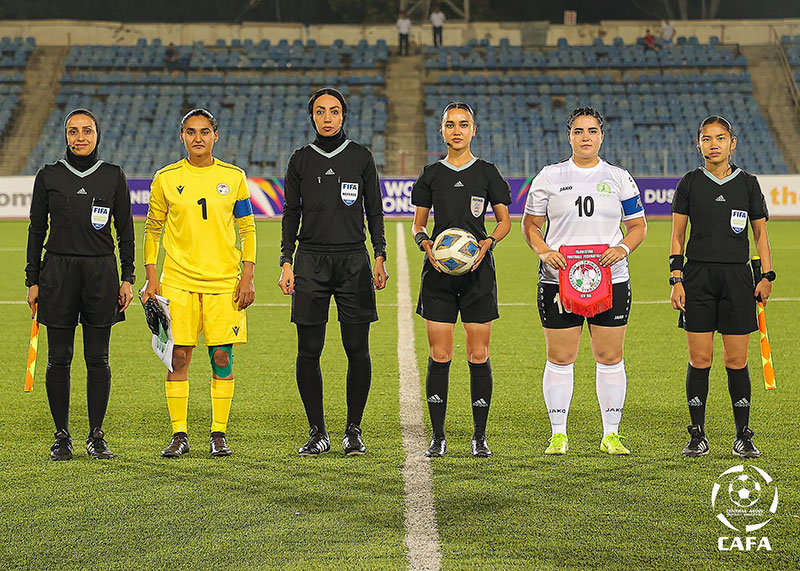 Turkmen football players tied with the team of Tajikistan at the CAFA-2022 championship in Dushanbe